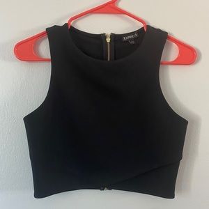 Black crop top S